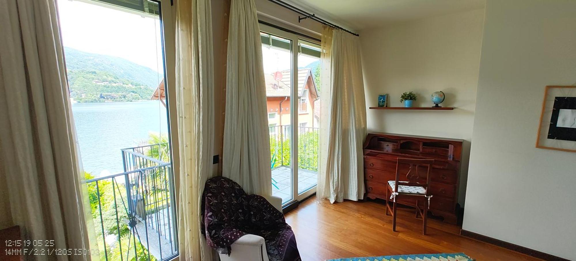 B&B Dolce Vista Al Lago Lugano Porto Ceresio Exterior foto