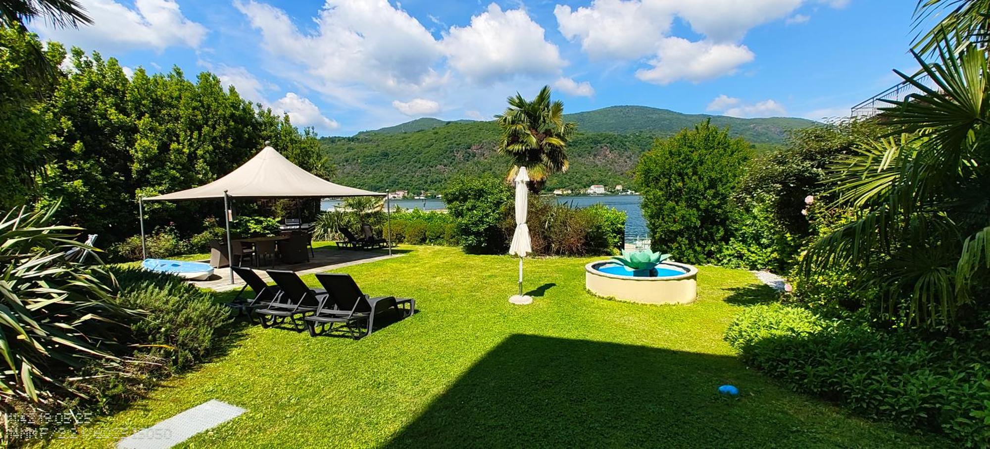 B&B Dolce Vista Al Lago Lugano Porto Ceresio Exterior foto